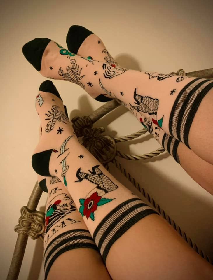 Socks - Foot Clothes - Tattooed Lady