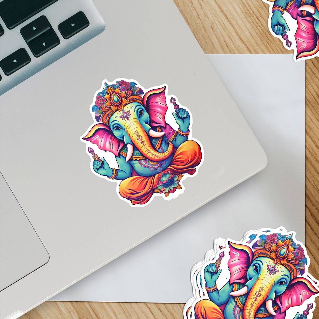 Stickers OZ - Ganesh Sticker- Colorful