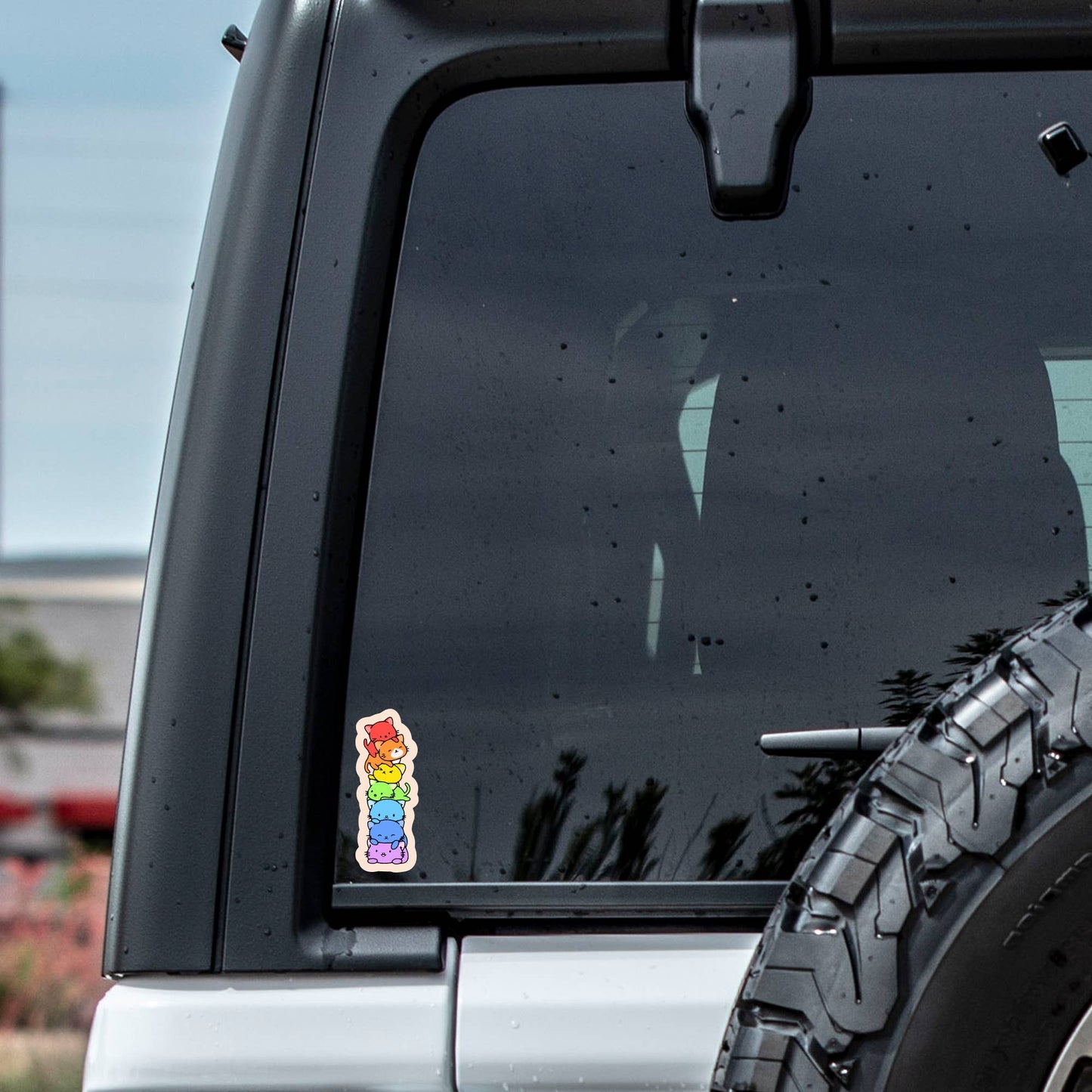 LGBTQ Kitty Pride Rainbow Cute High Quality Vinyl Sticker