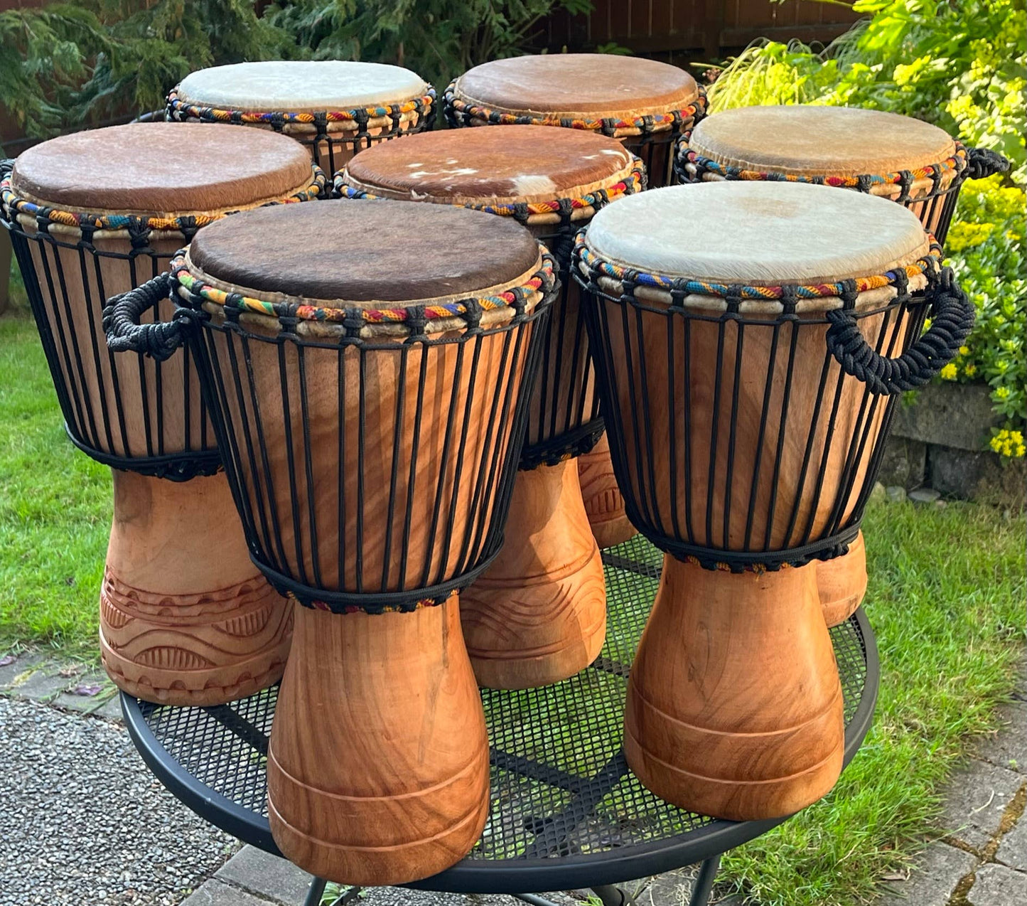 African Djembe Drum Small Cow