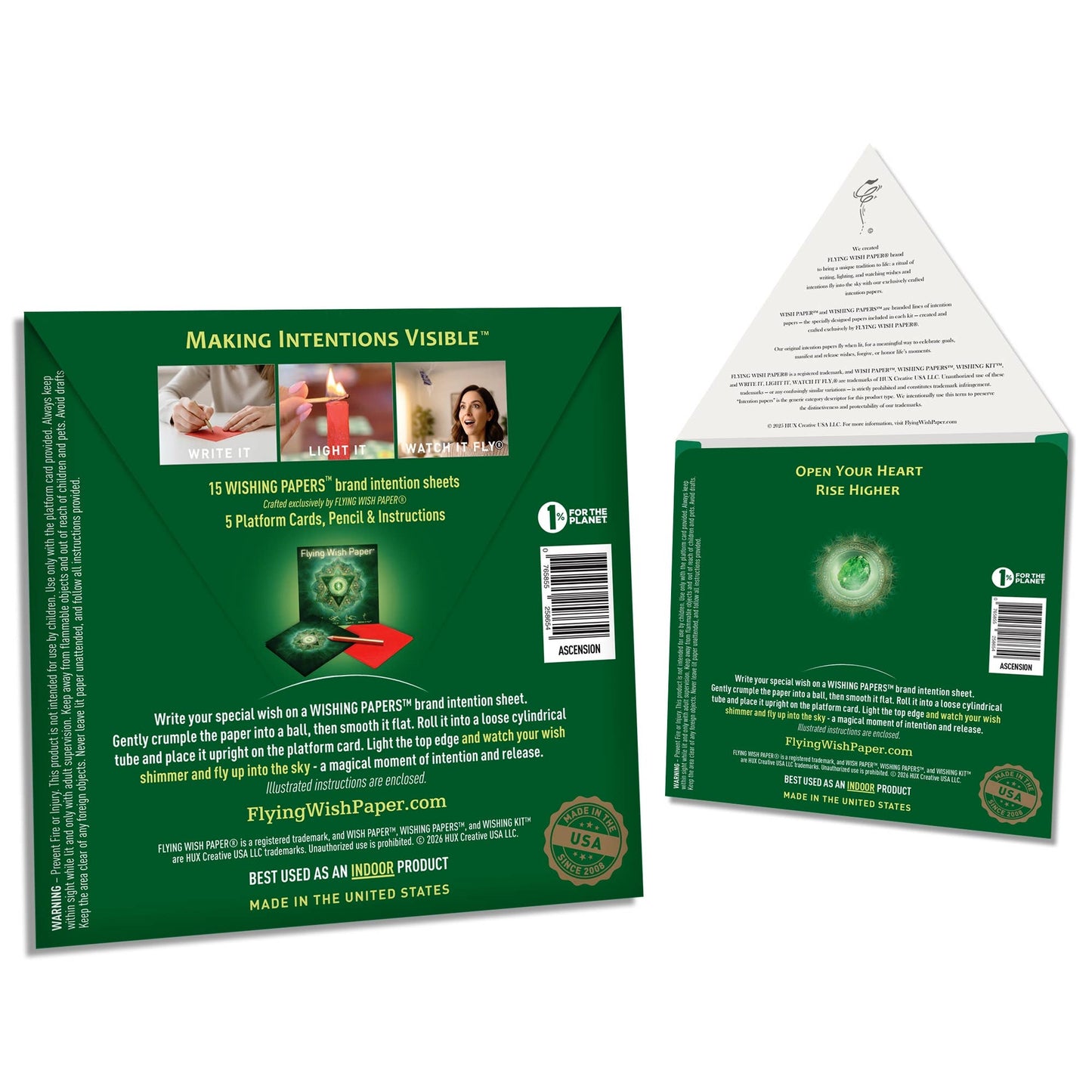Ascension - Wish Paper™ Gift Kit – Chakra & Spiritual Rise