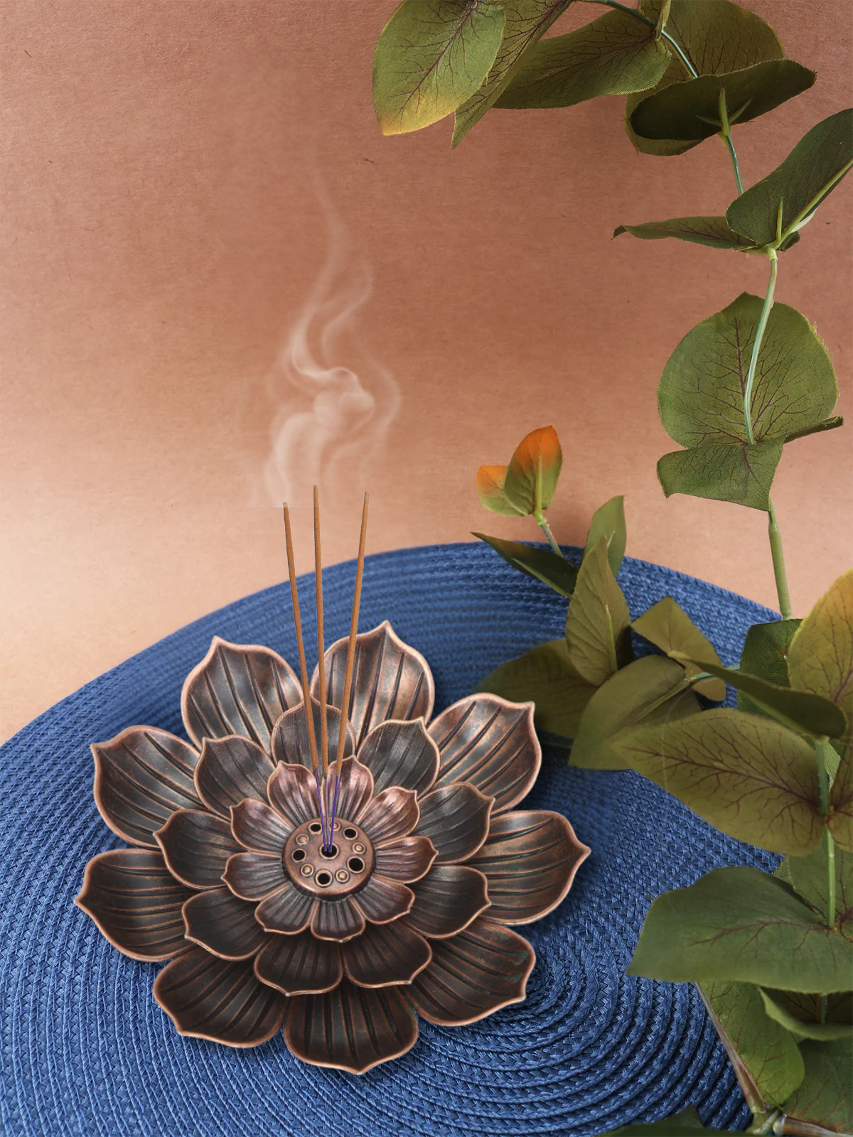 Lotus Incense Burner - Metal