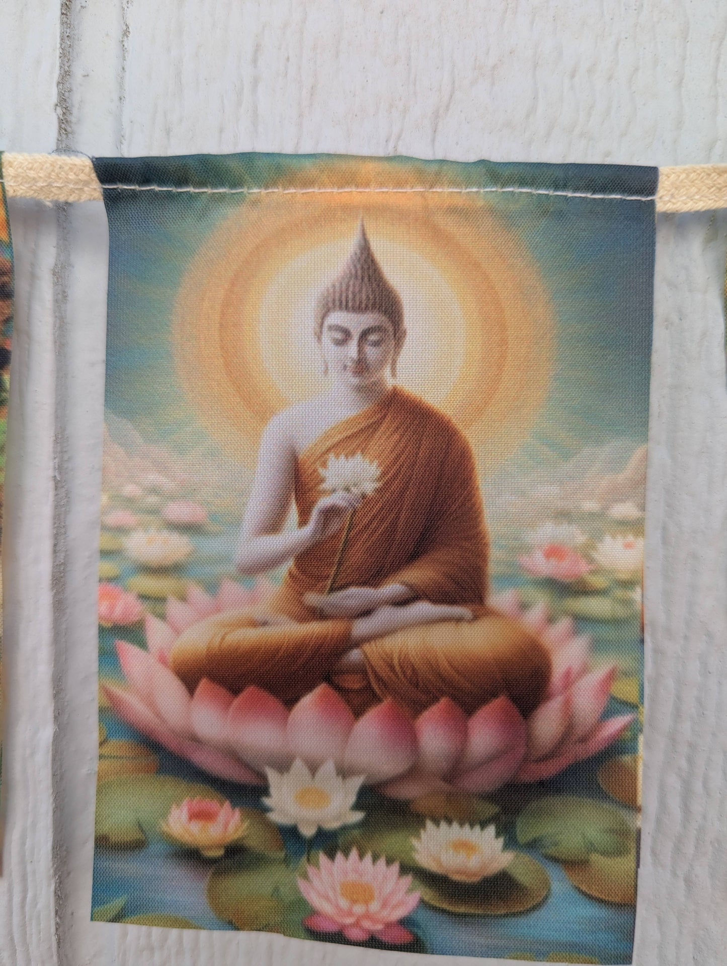 Prayer Flags - Mini Buddha - Cloth
