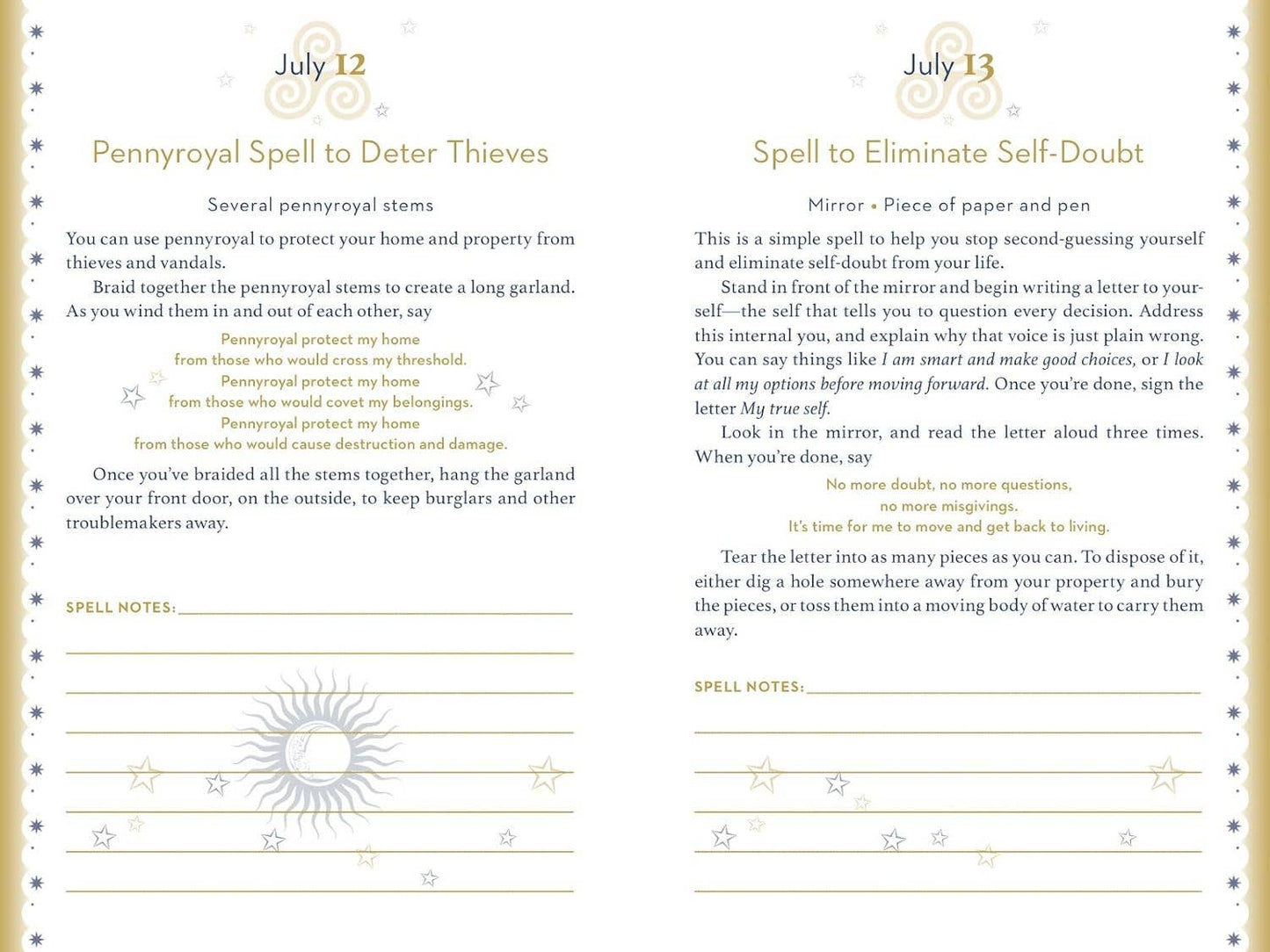 Daily Spell Journal: A Diary of Enchantments