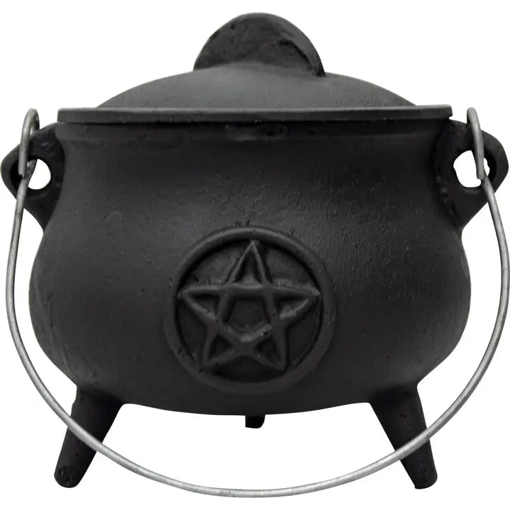Cast Iron Cauldron - 5.5" Pentacle