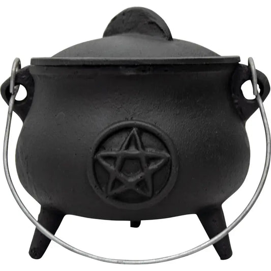 Cast Iron Cauldron - 5.5" Pentacle