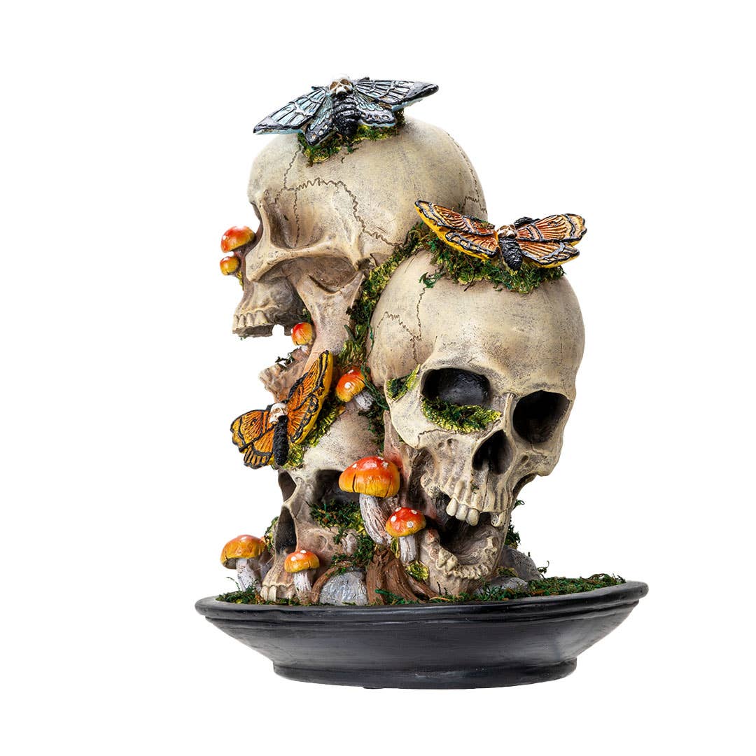 Skull with Death Moths