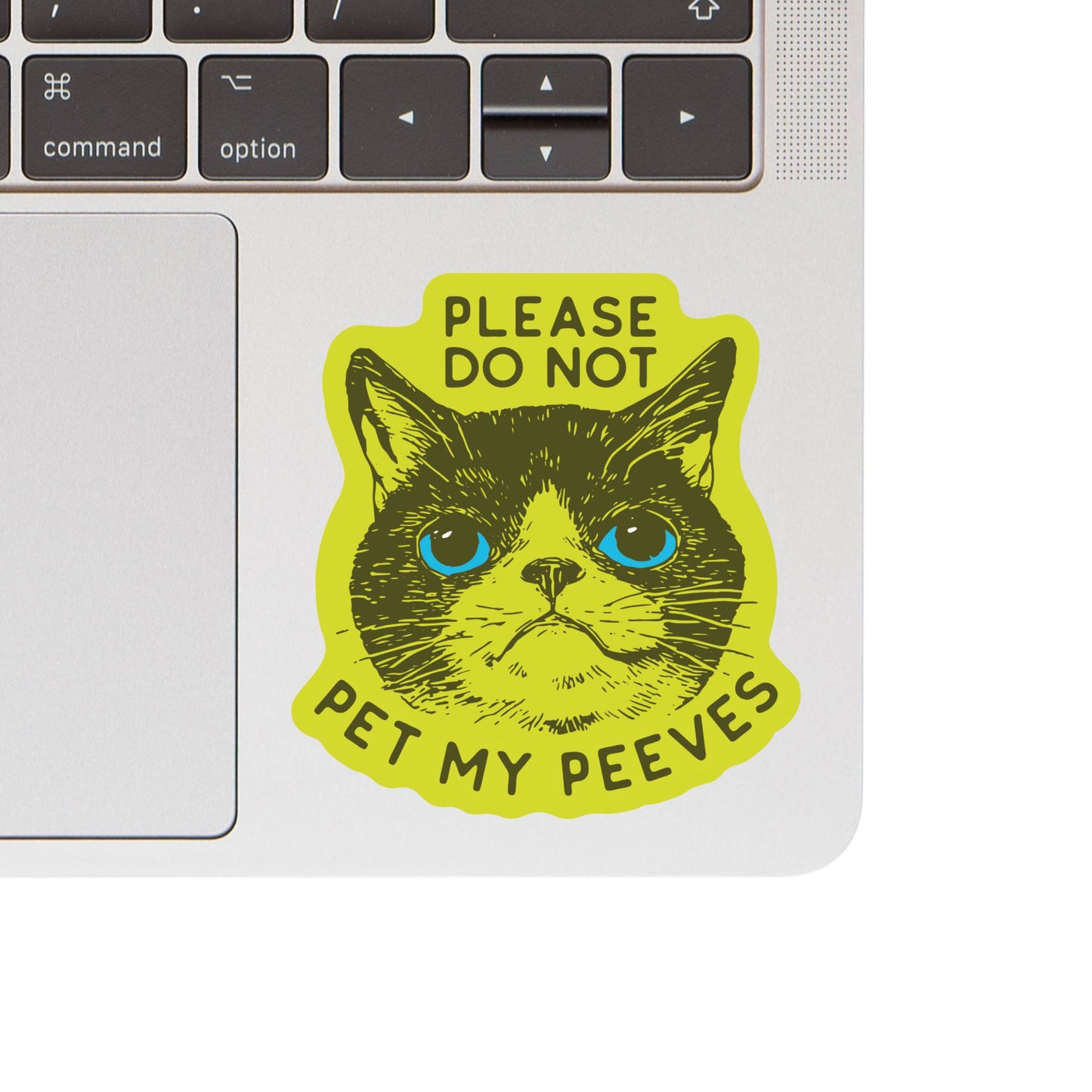JM Stickers - Funny Kitty Cat Goofy Humor High Quality Vinyl Sticker