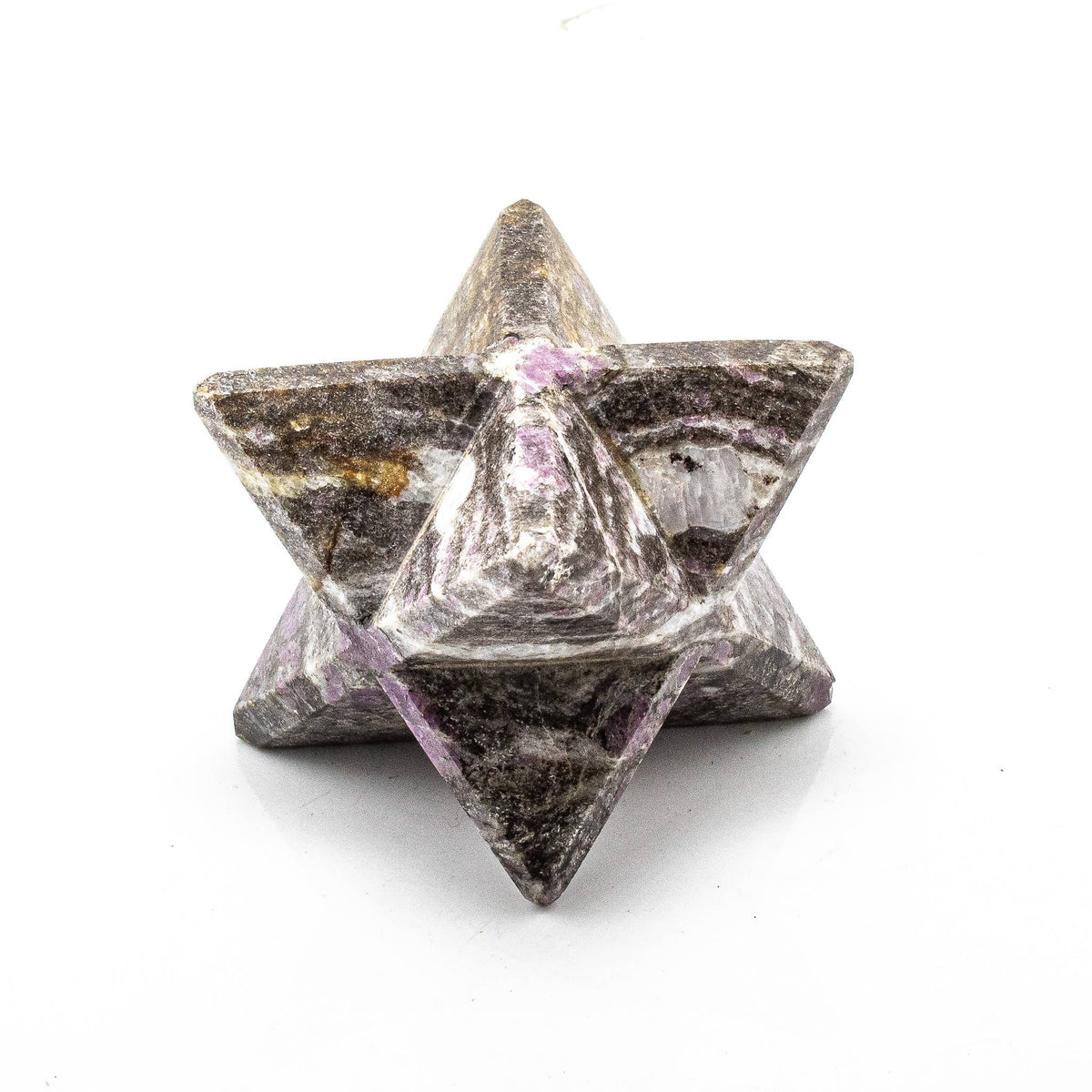 Gemstone Merkaba Large: Ruby Matrix