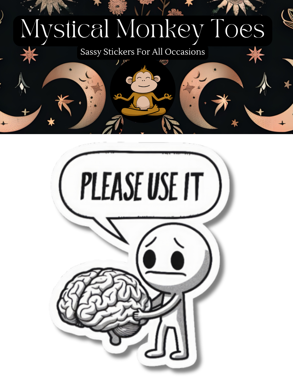MMT Stickers - Funny Please Use It Vinyl Sticker