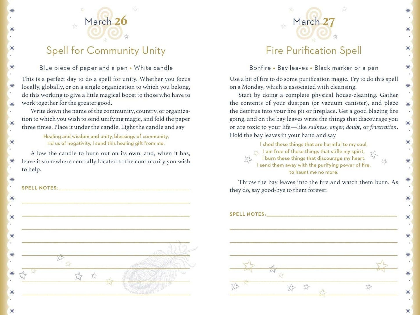 Daily Spell Journal: A Diary of Enchantments