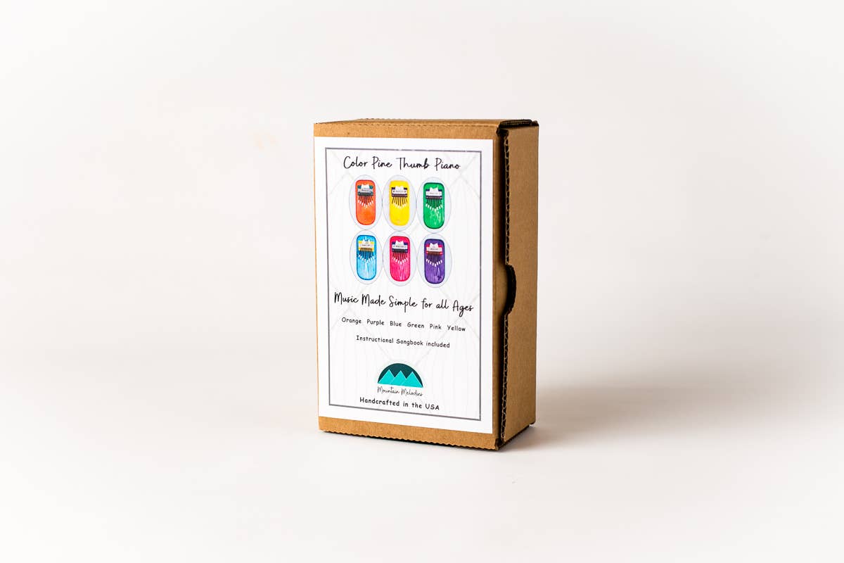 Color Pine Thumb Piano: Pink / High Diatonic (Standard)