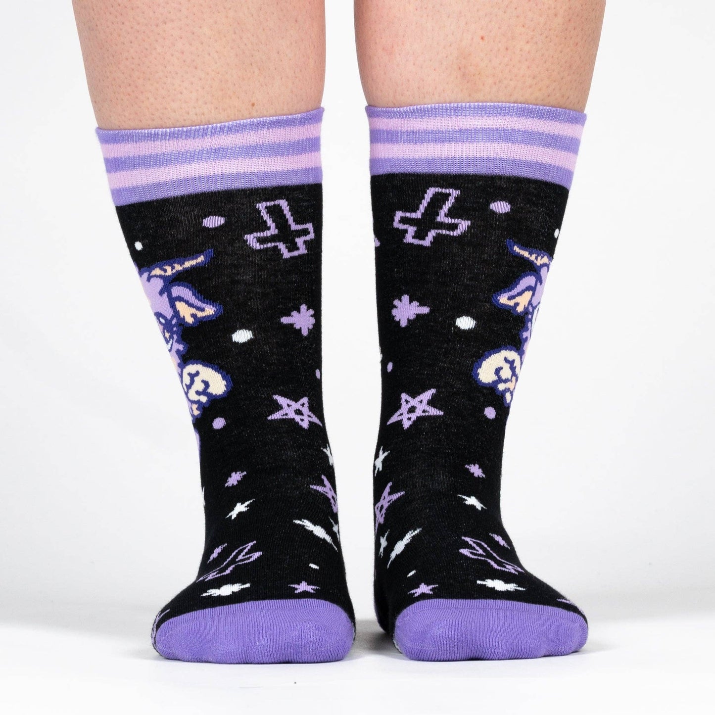 Foot Clothes - Cute Baphomet Crew Socks