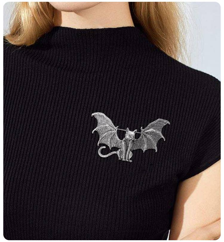 Winged Cat Bat Gold