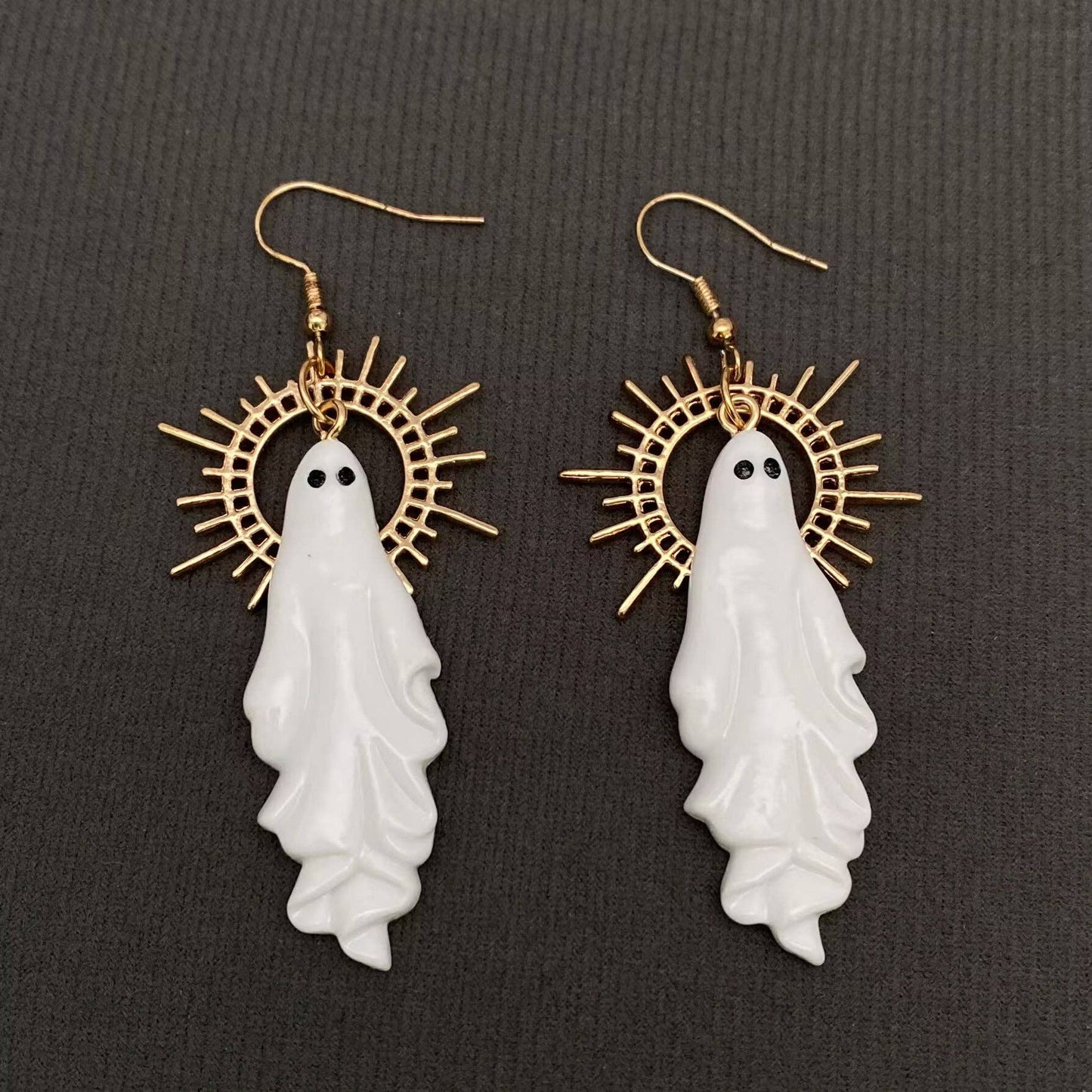 Halloween Jewelry Ghost Dangle Earrings