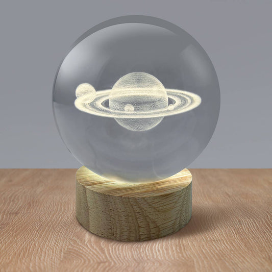 Saturn Night Light – Crystal Ball