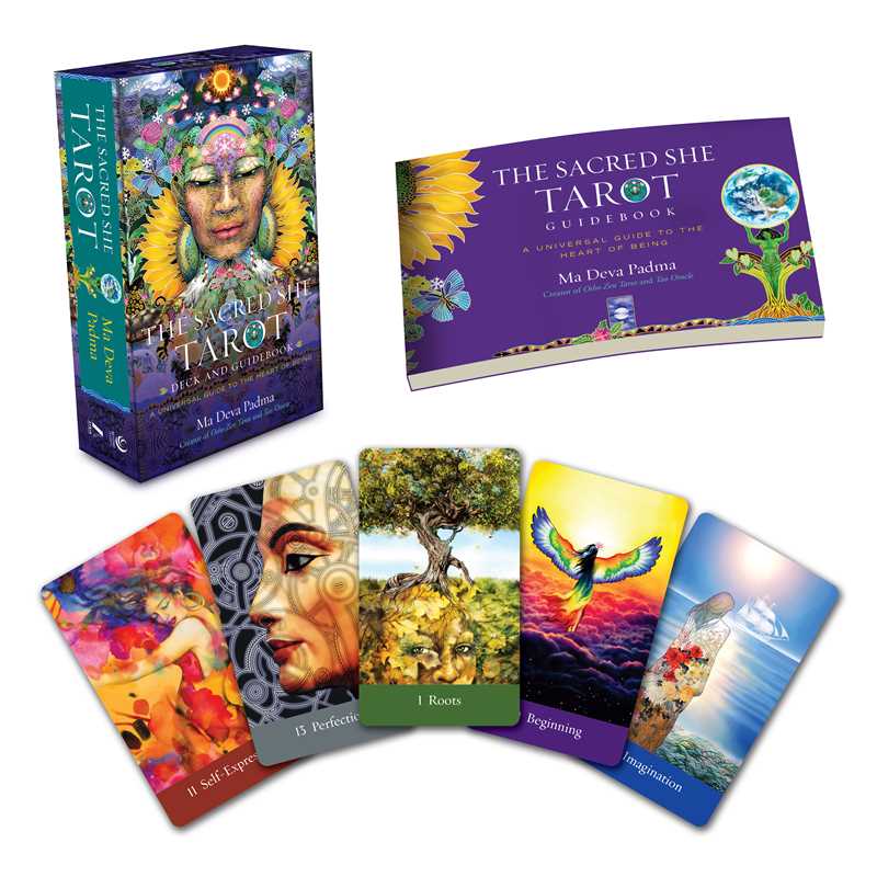 Sacred She Tarot Deck and Guidebook by Ma Deva Padma