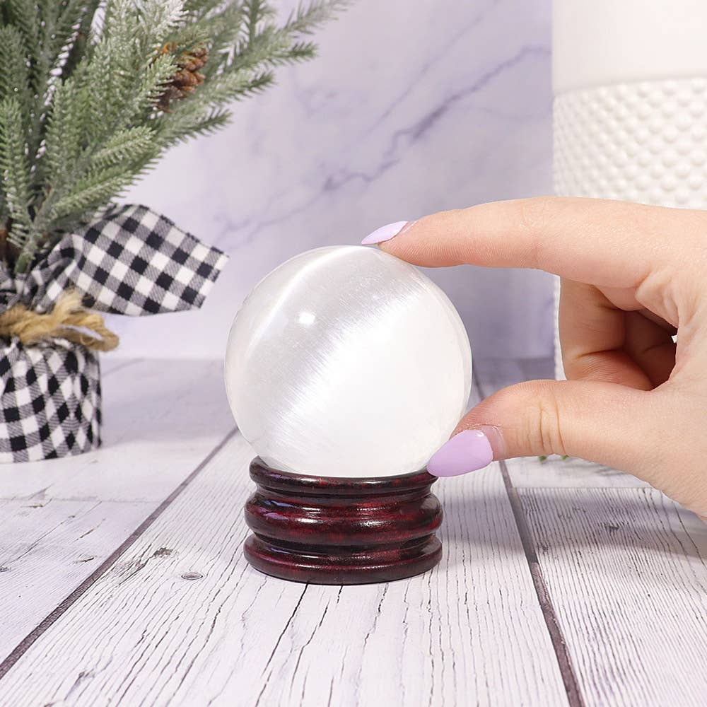 Selenite Sphere | Crystal Sphere