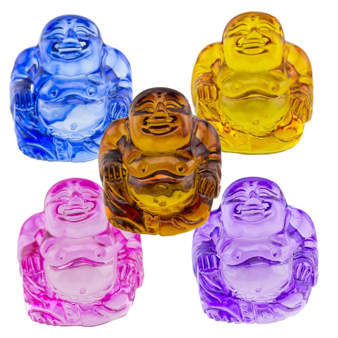 Colorful Buddha - Pocket “Crystal” Buddhas