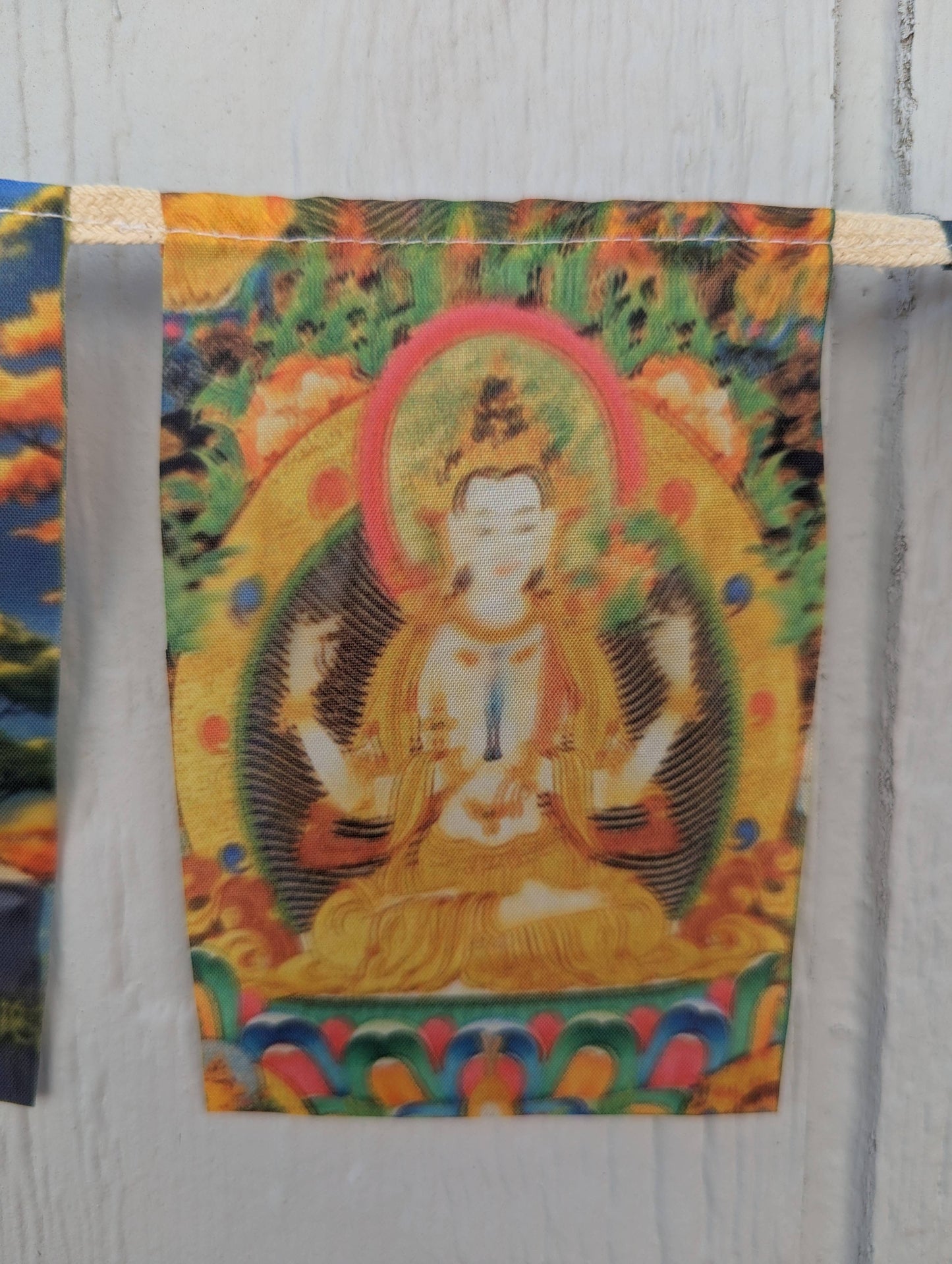 Prayer Flags - Mini Buddha - Cloth
