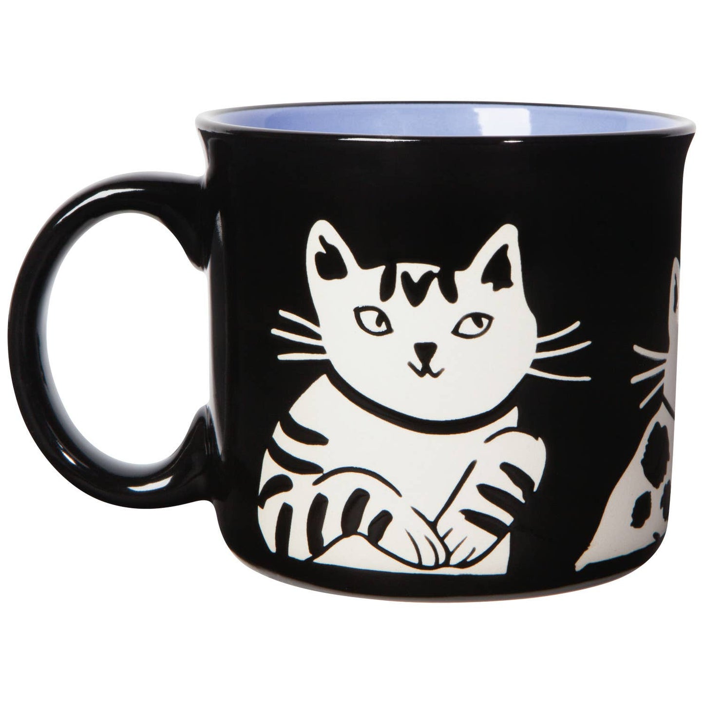 Meow & Furever 20 oz Mug: Black