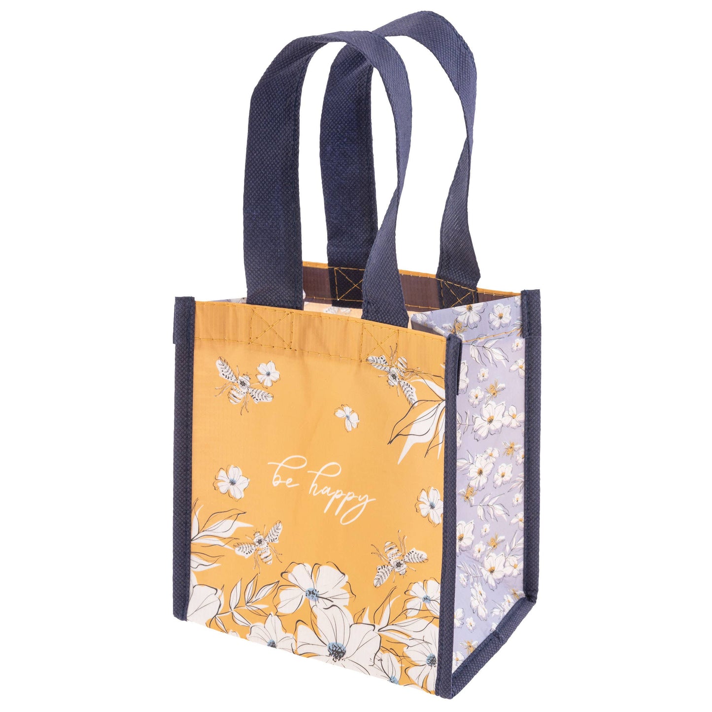 Gift Bag - Small - Recycled Karma - Ink Floral