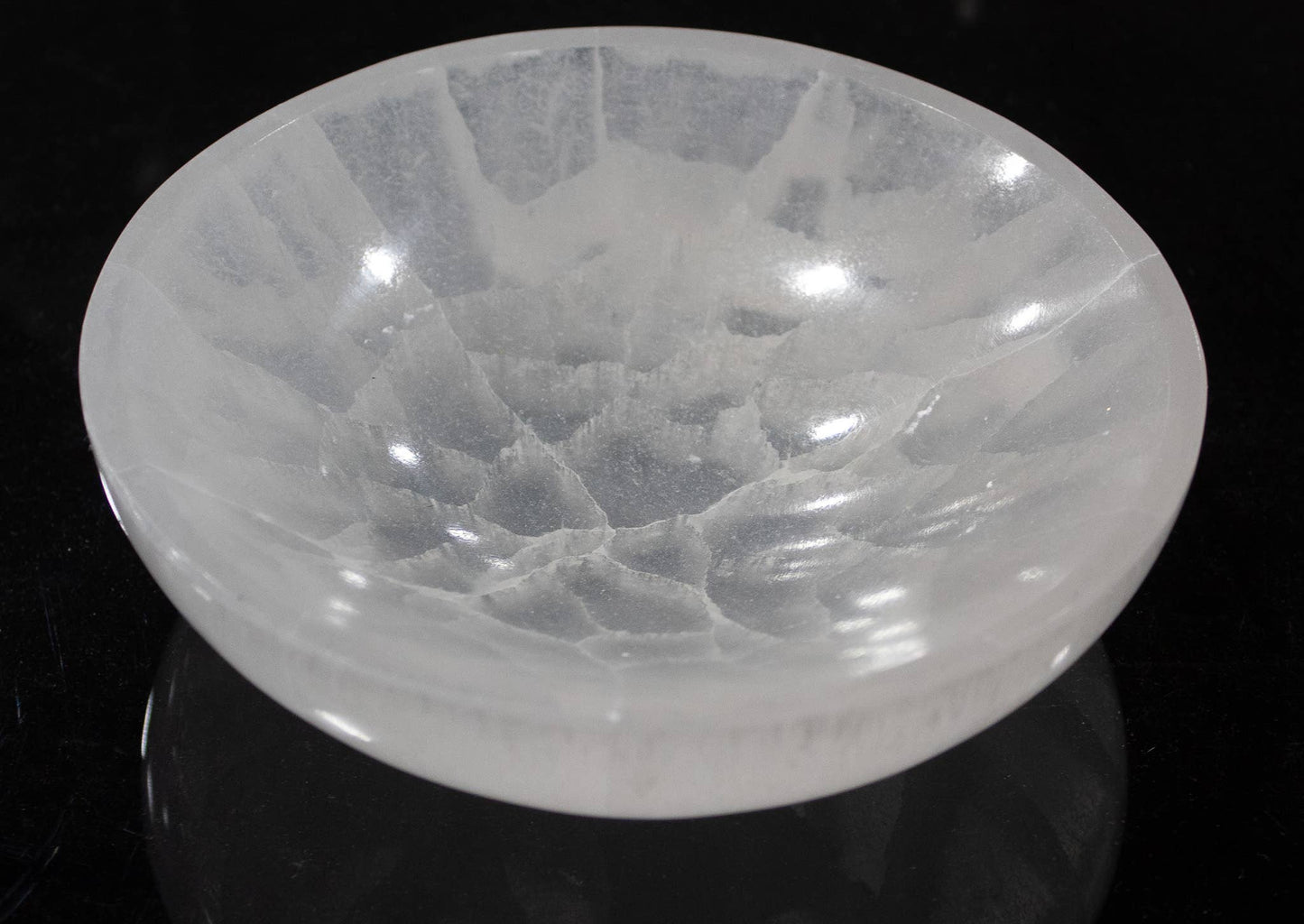 Selenite Bowl Round 14-15cm
