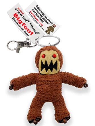 Bigfoot String Doll Keychain