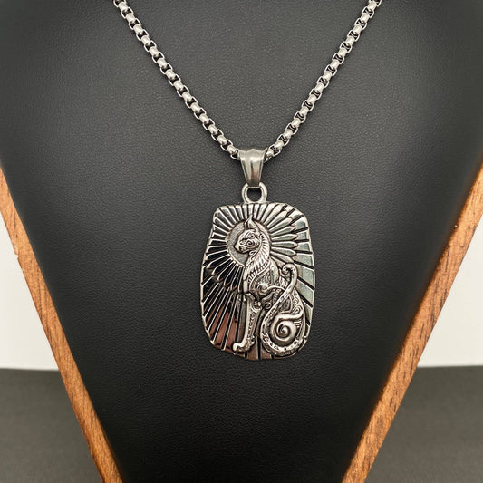 Bastet Goddess Stainless Steel Necklace