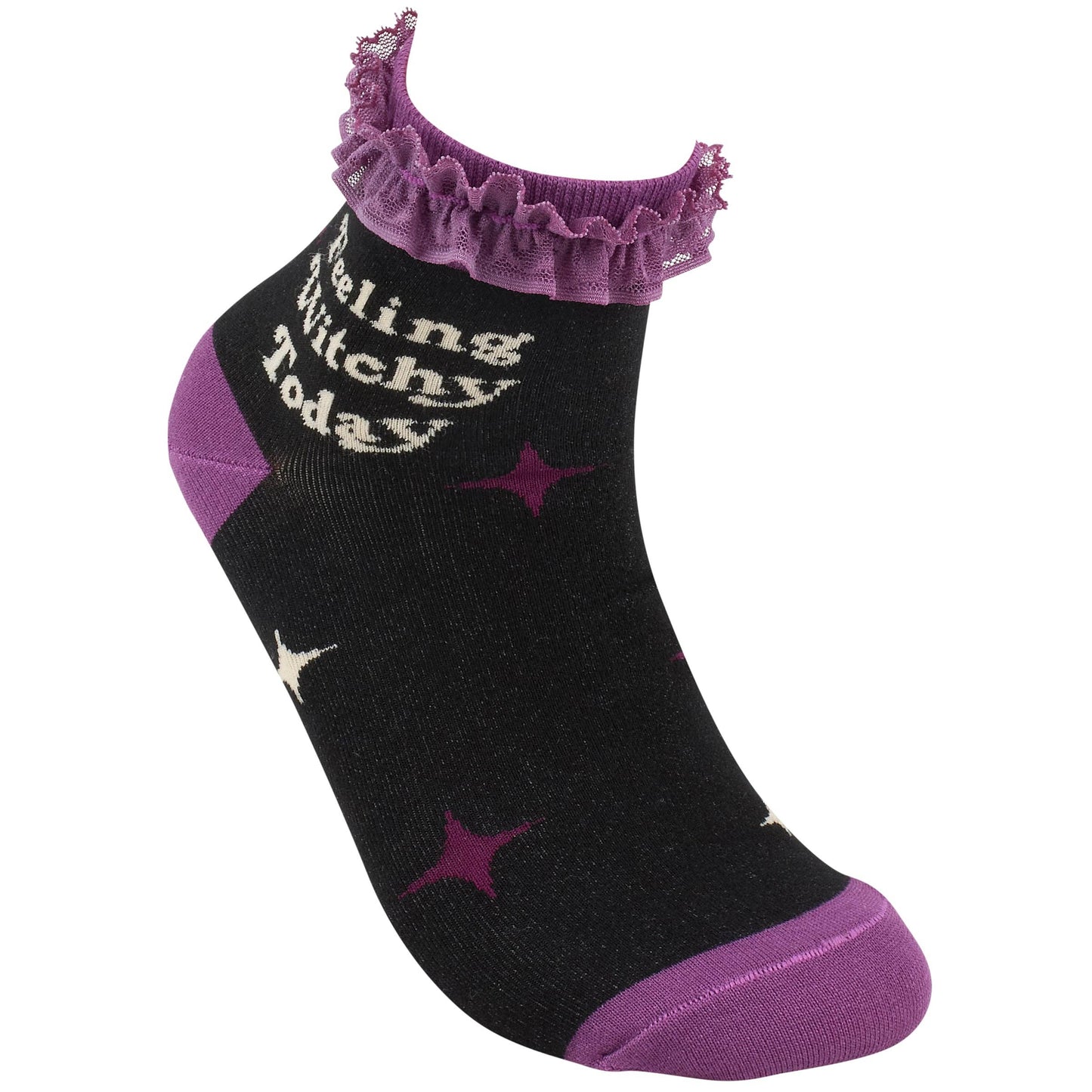 Socks - Feeling Witchy Today - Primitives by Kathy