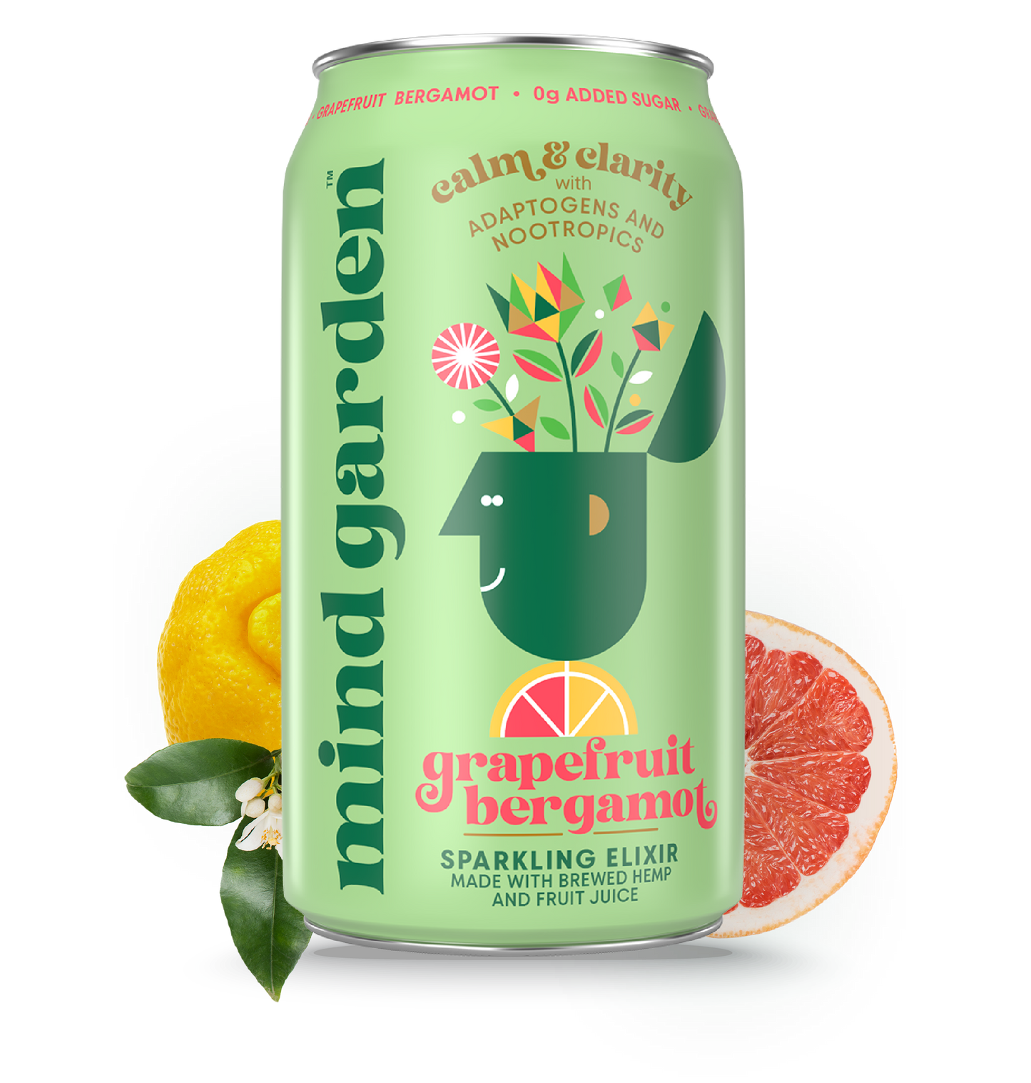 Mind Garden Adaptogen Grapefruit Bergamot Drink
