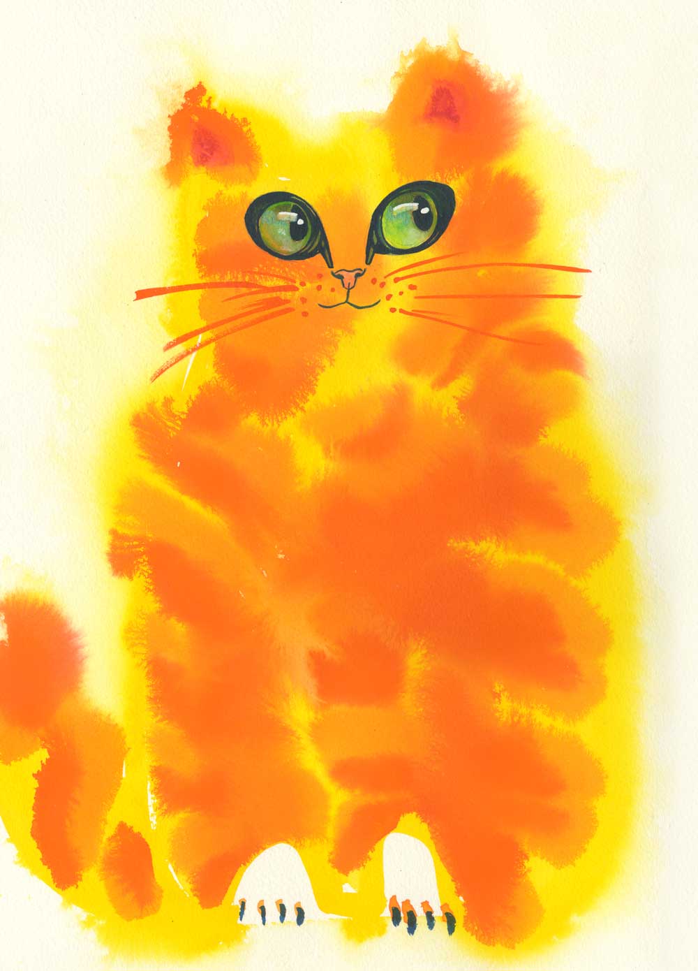 Greeting Card - DM Collection - Ginger Cat