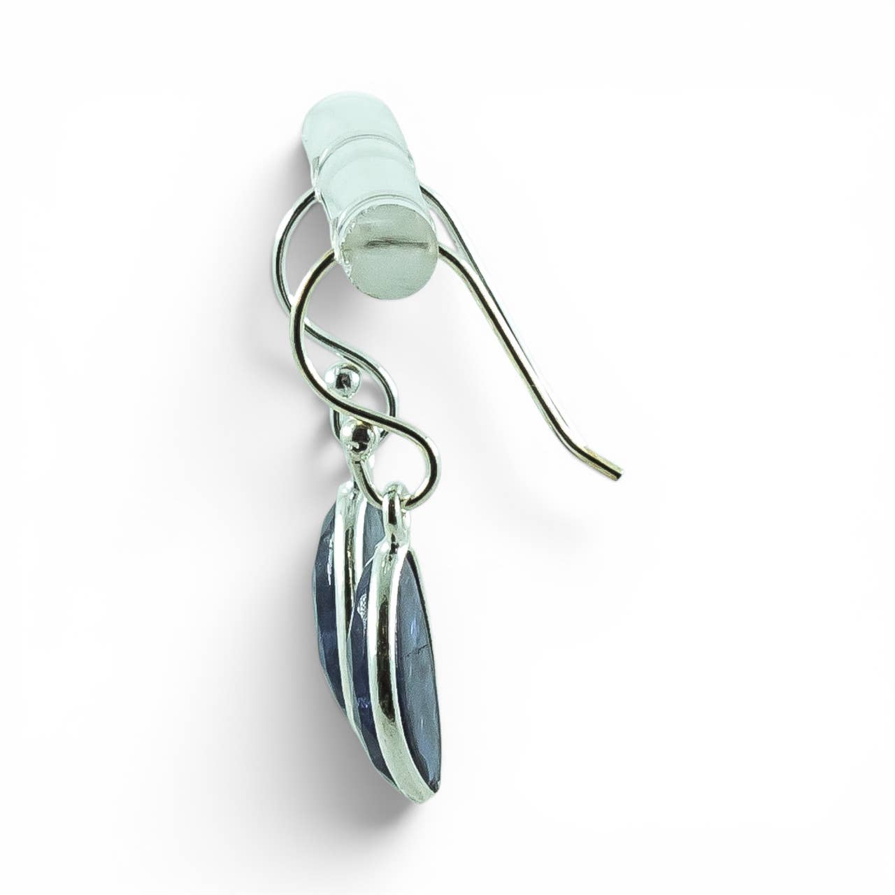 Iolite Sterling Silver Dangle Earrings