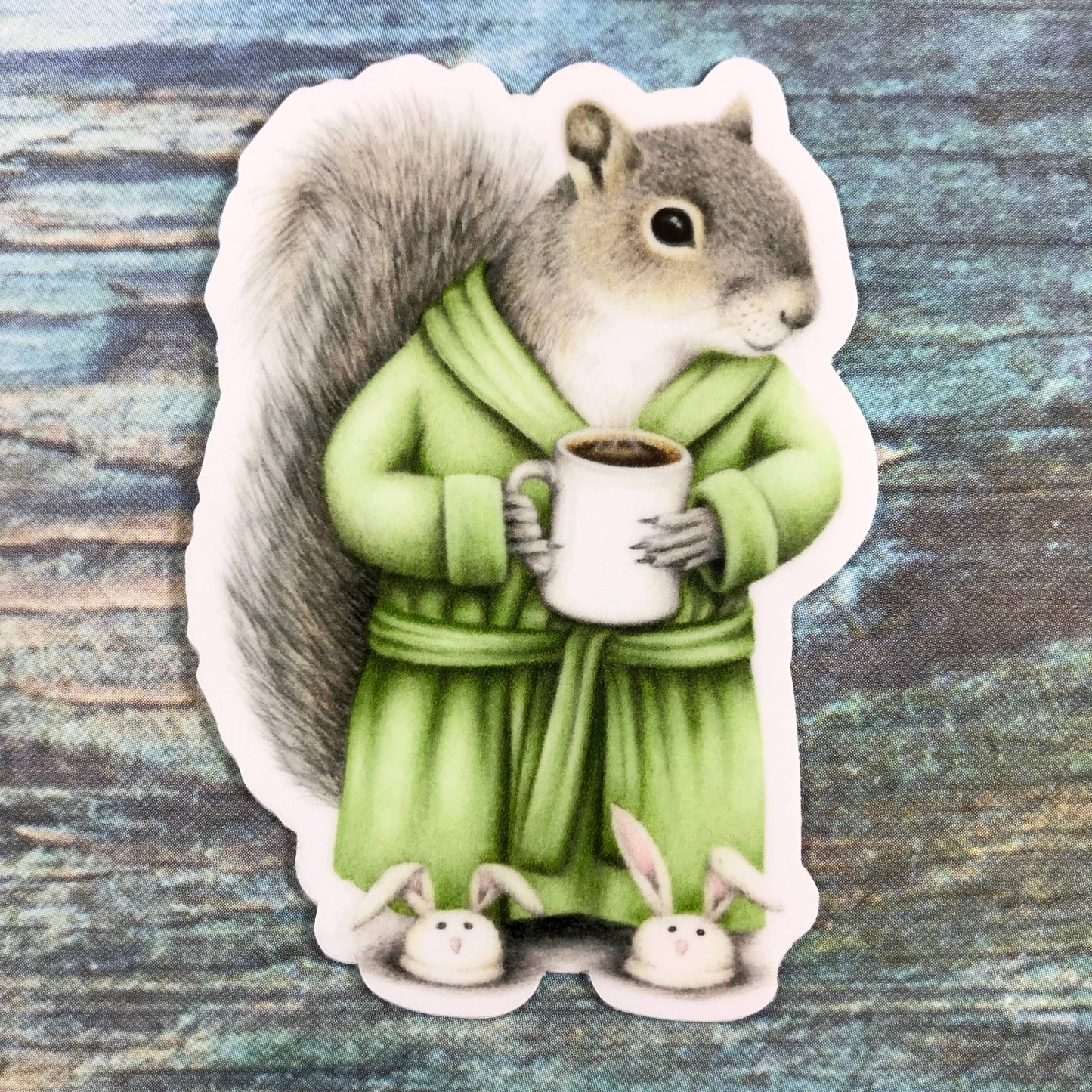 Stickers - Abundance Illustration - Squirrel - Coffee