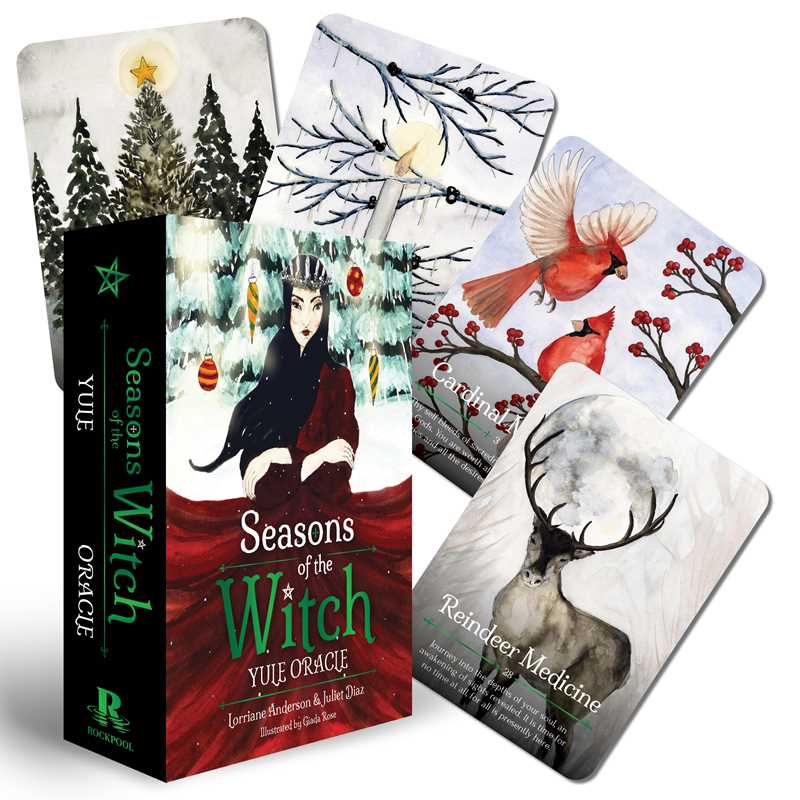 Seasons of the Witch: Yule Oracle by Lorriane  Anderson: Flashcards; 144 pages / English