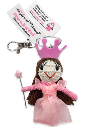 Glinda the Good Witch String Doll Keychain