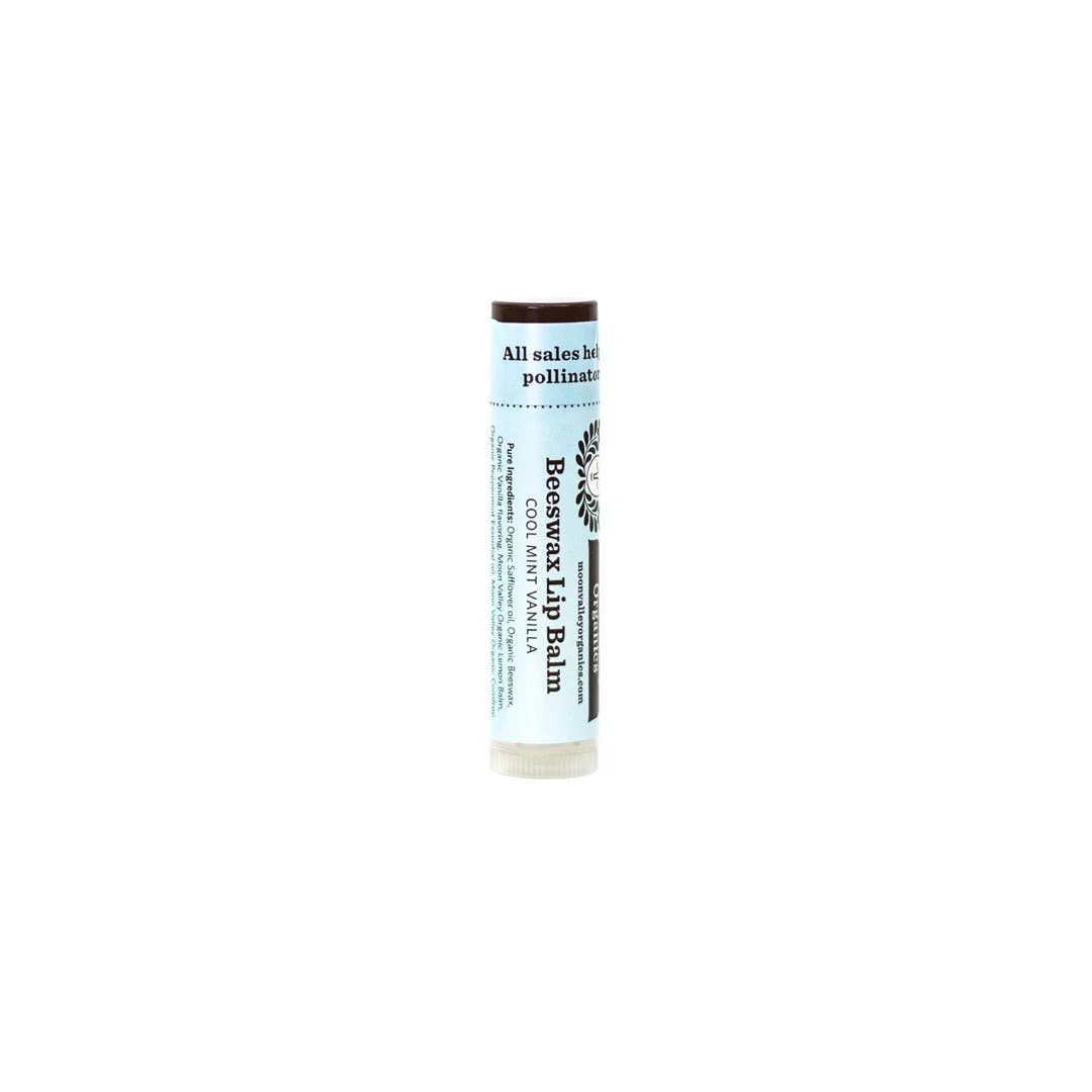 Cool Mint Vanilla Beeswax Lip Balm