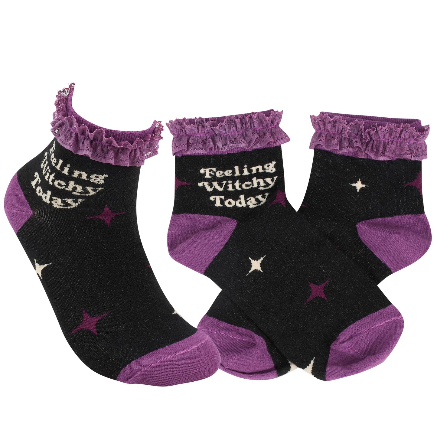 Socks - Feeling Witchy Today - Primitives by Kathy