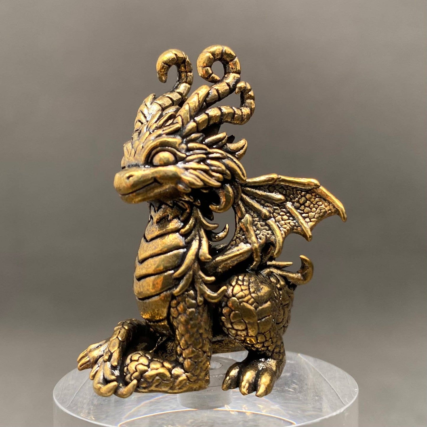 Brass Magic Dragon Desktop Ornament