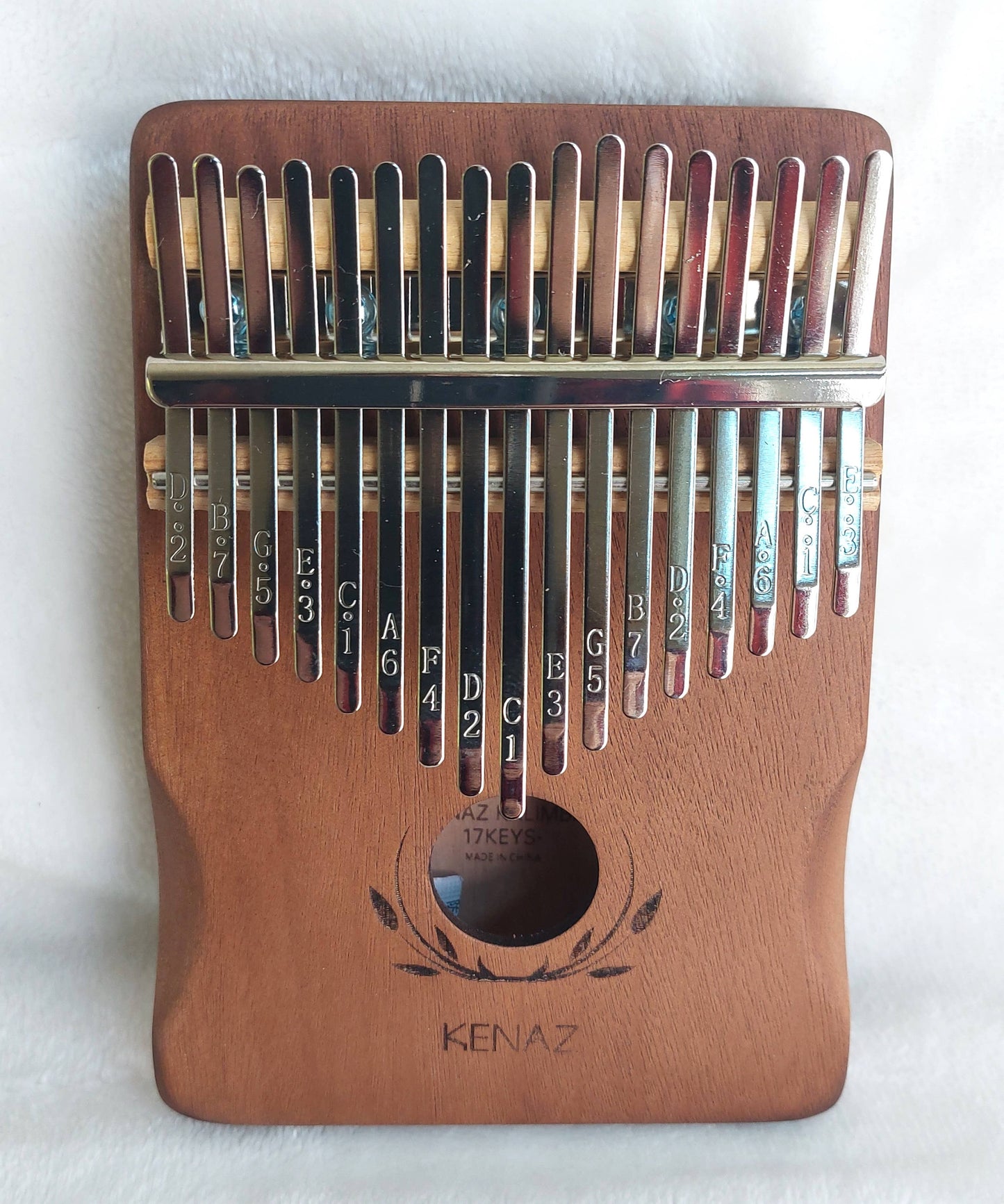 Kalimba Musical Instrument: Natural