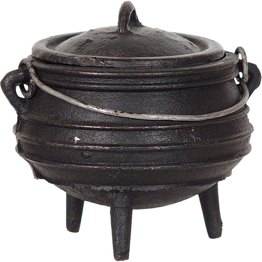 Cast Iron Cauldron Medium 5.5in Striped