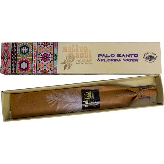 Native Soul Incense 15 Gr - Palo Santo & Florida Water