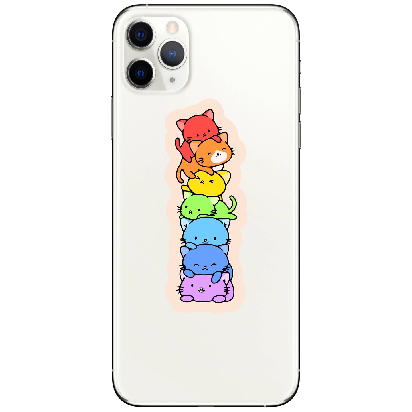 LGBTQ Kitty Pride Rainbow Cute High Quality Vinyl Sticker