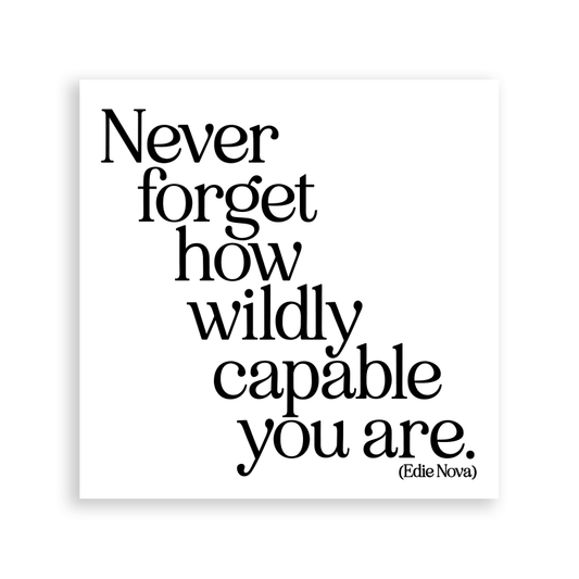 Quotable Magnet - "Joy Is Not A Trick", 3.5 in. Square
