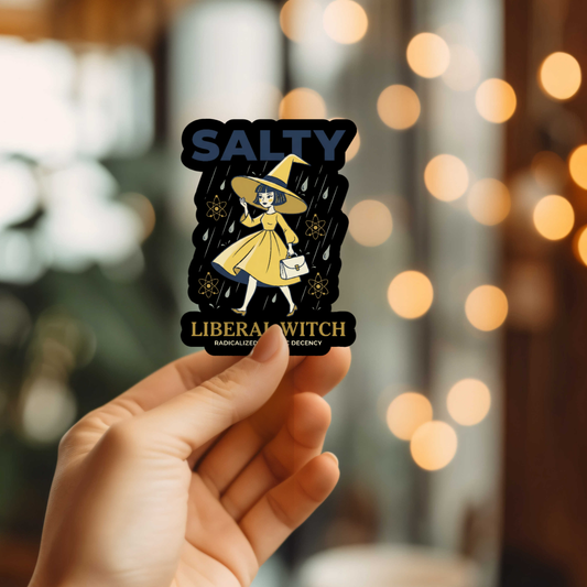 MMT - Salty Liberal Witch Vinyl Sticker