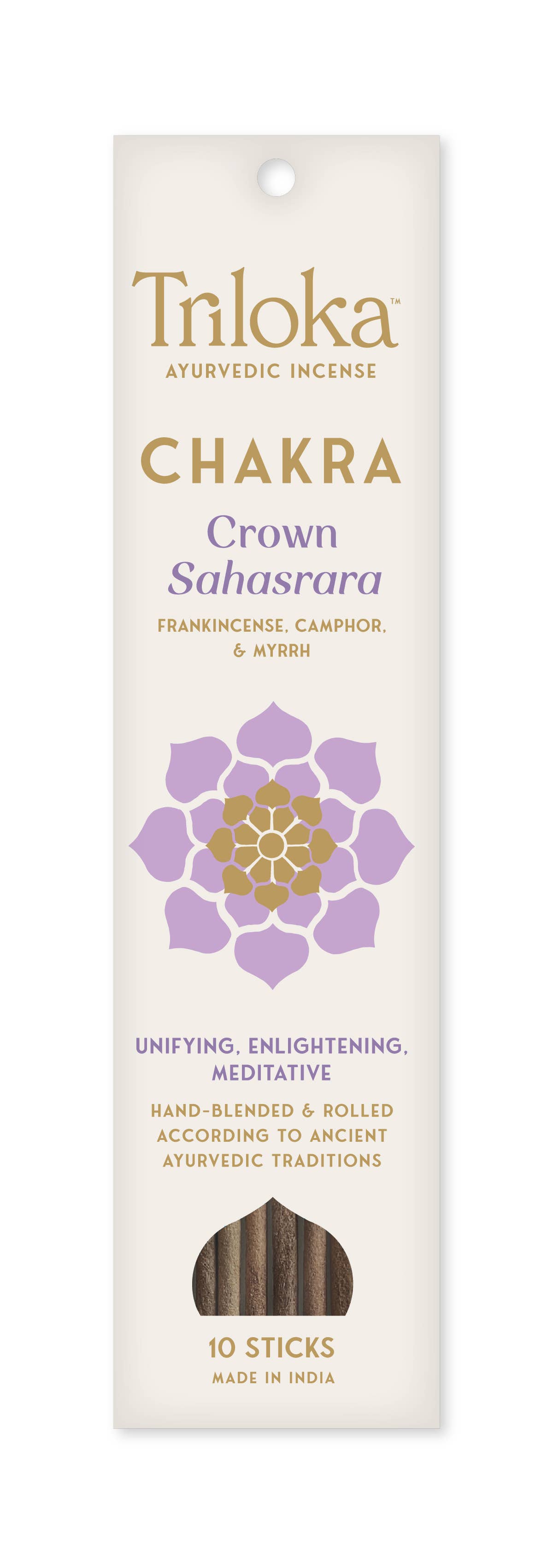 Triloka Crown Chakra Stick Incense