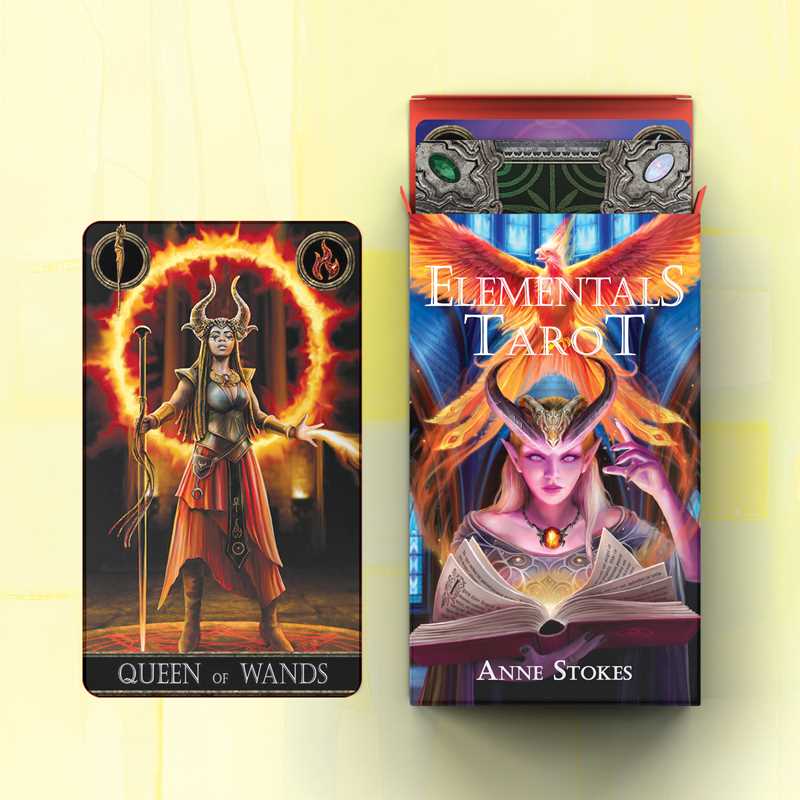 Anne Stokes Tarot Card Pack - Elementals Tarot