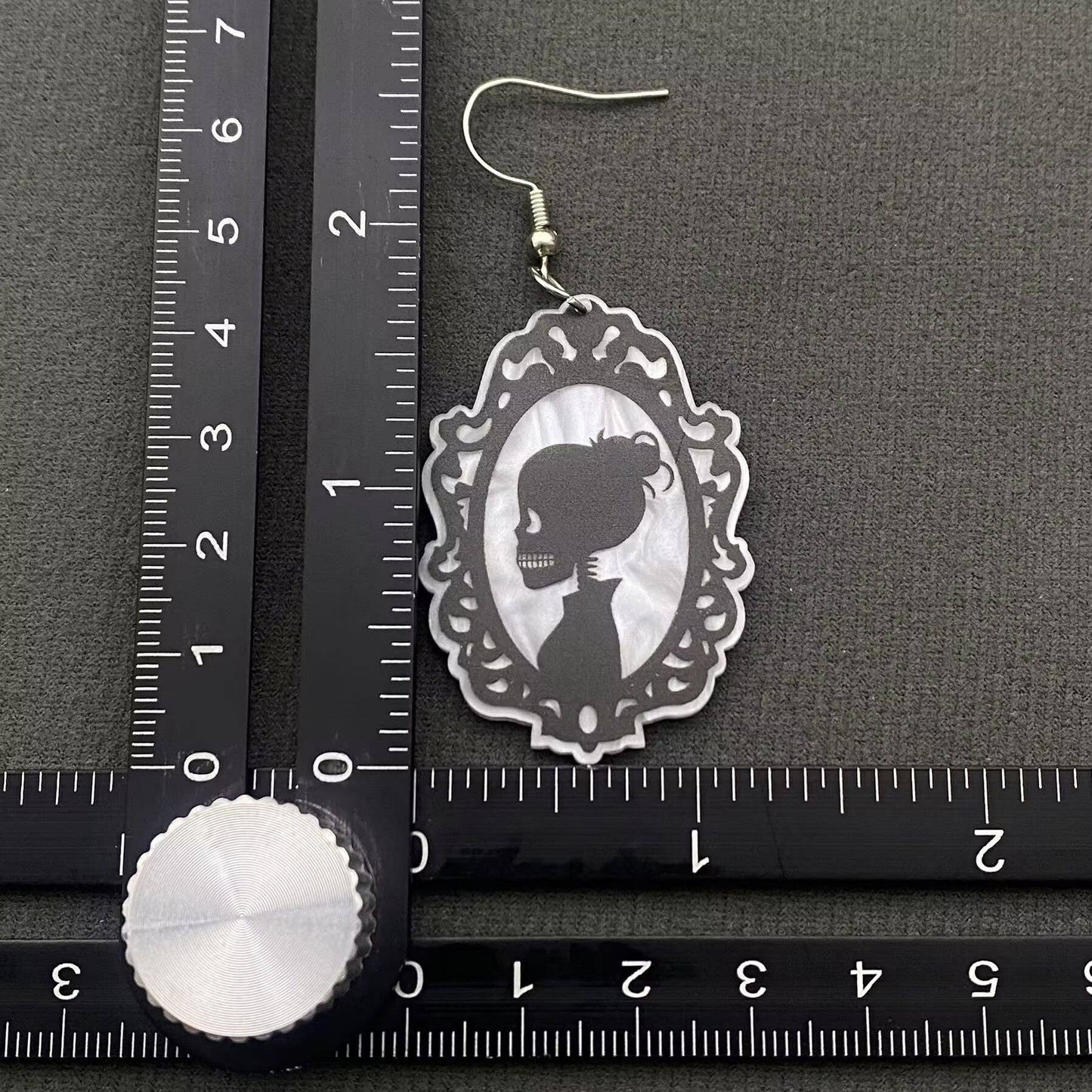 Earrings - Acrylic Ghost Couple Dangle