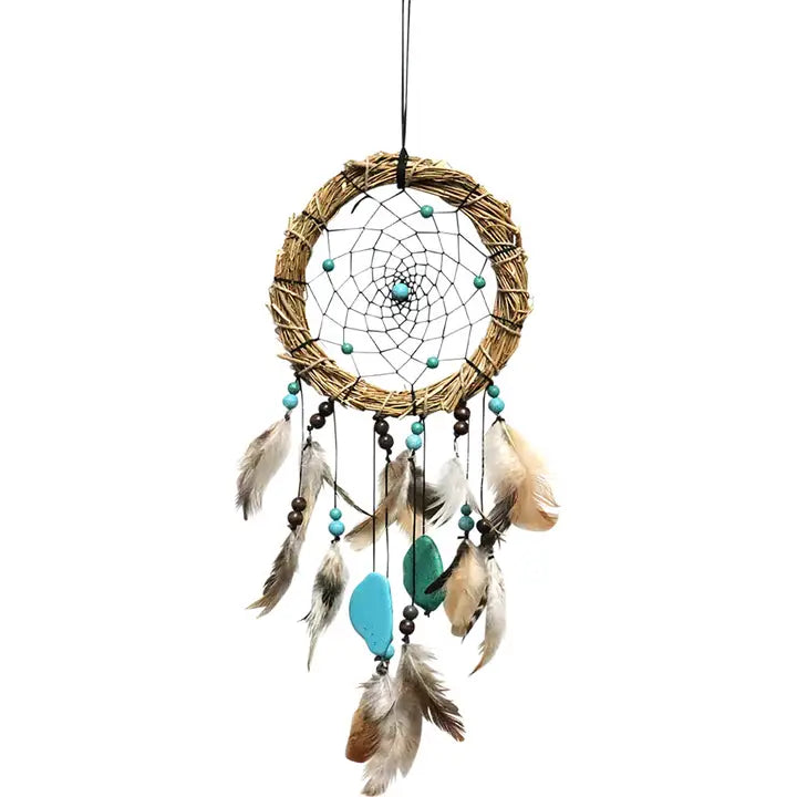 Dreamcatcher Blue and Green Howlite