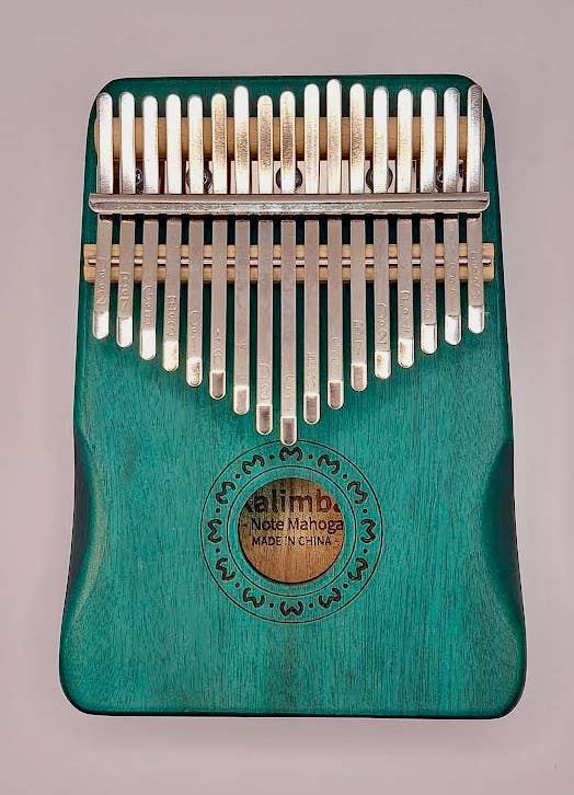 Kalimba Musical Instrument: Blue